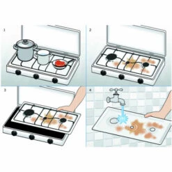 Parker® Fornello A Gas 3F Inox -Campeggio Offerta Economica fornello a gas inox 300 3