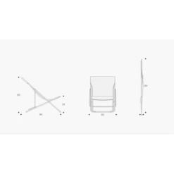 Sedia Sdraio LaFuma Maxi Transat Ciel - New 5 Sedia Sdraio LaFuma Maxi Transat Ciel - New -Campeggio Offerta Economica maxi transat 1 3