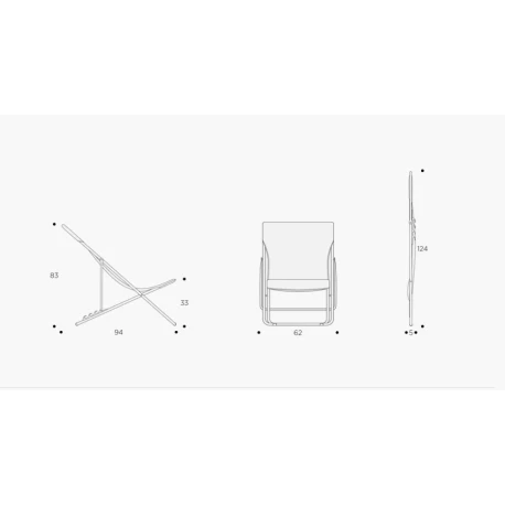 Sedia Sdraio LaFuma Maxi Transat Ciel - New 3 Sedia Sdraio LaFuma Maxi Transat Ciel - New - immagine 3