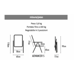 WESTFIELD Sedia Pieghevole Brunner Advancer Small -Campeggio Offerta Economica sedia pieghevole advancer small 2